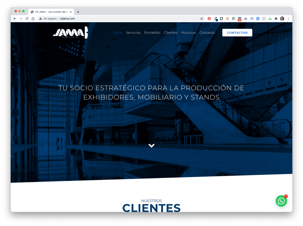 Proyecto sitio web cdjama.com